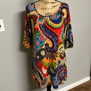 Uncle Frank colorful tunic top or dress